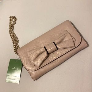Kate Spade Milou Rosewood Place Ribbon Clutch